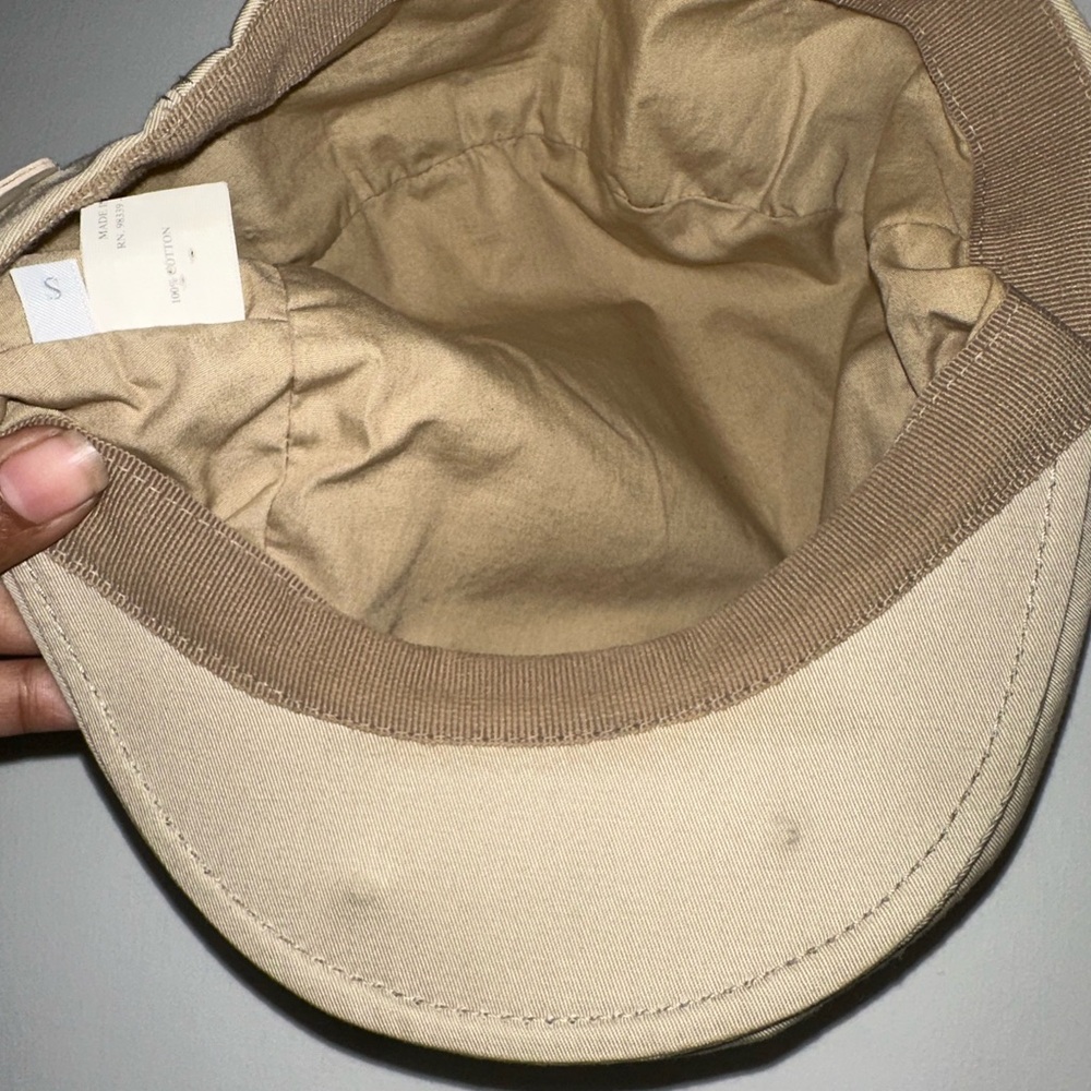 Prada Classic Tan Flat Cap - Picture 10 of 16